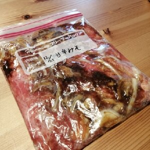 【下味冷凍可◎】豚肉の甘辛みそ炒め